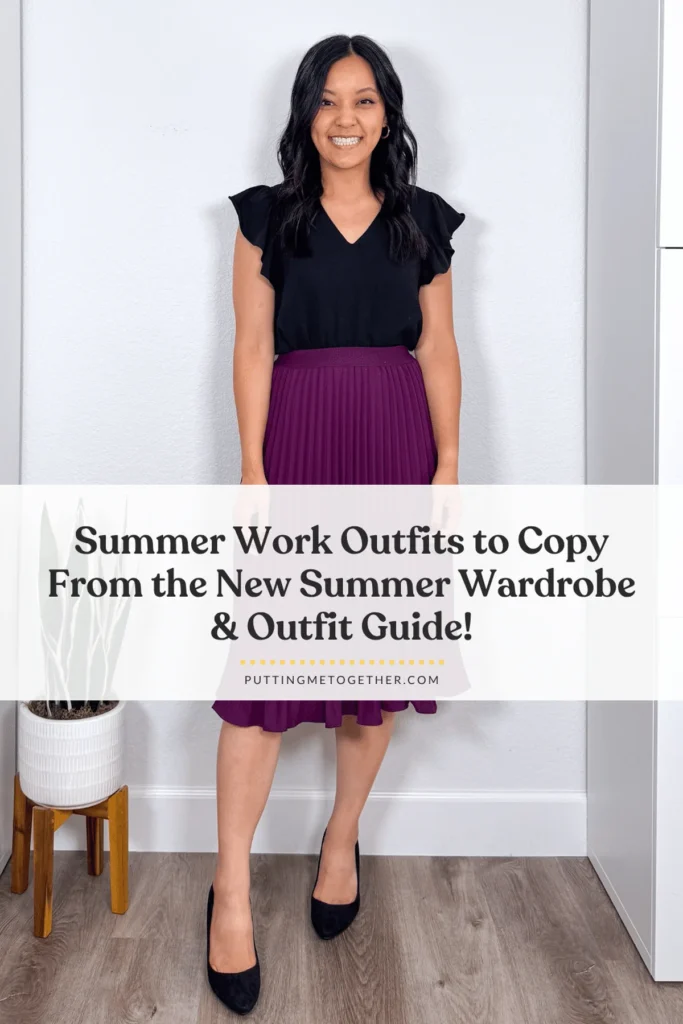 Three summer work outfits business casual style guide