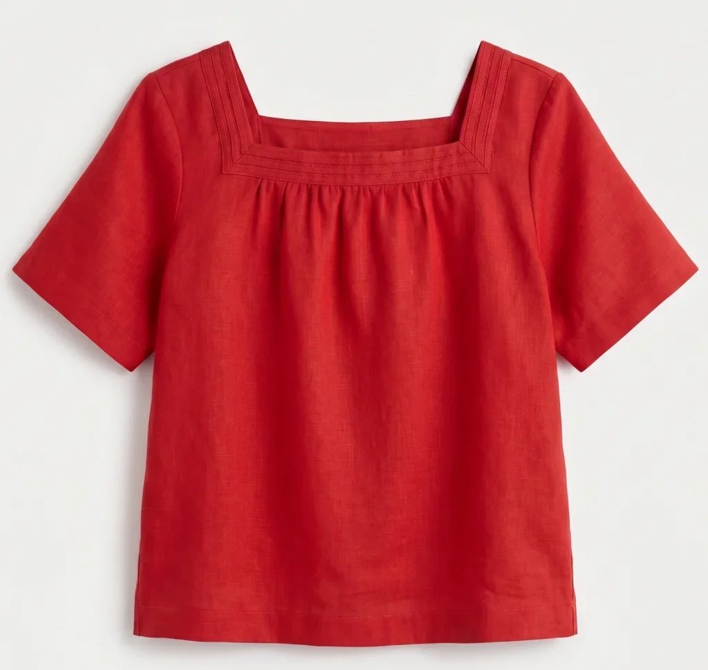 Summer capsule wardrobe outfit flat lay with casual pieces