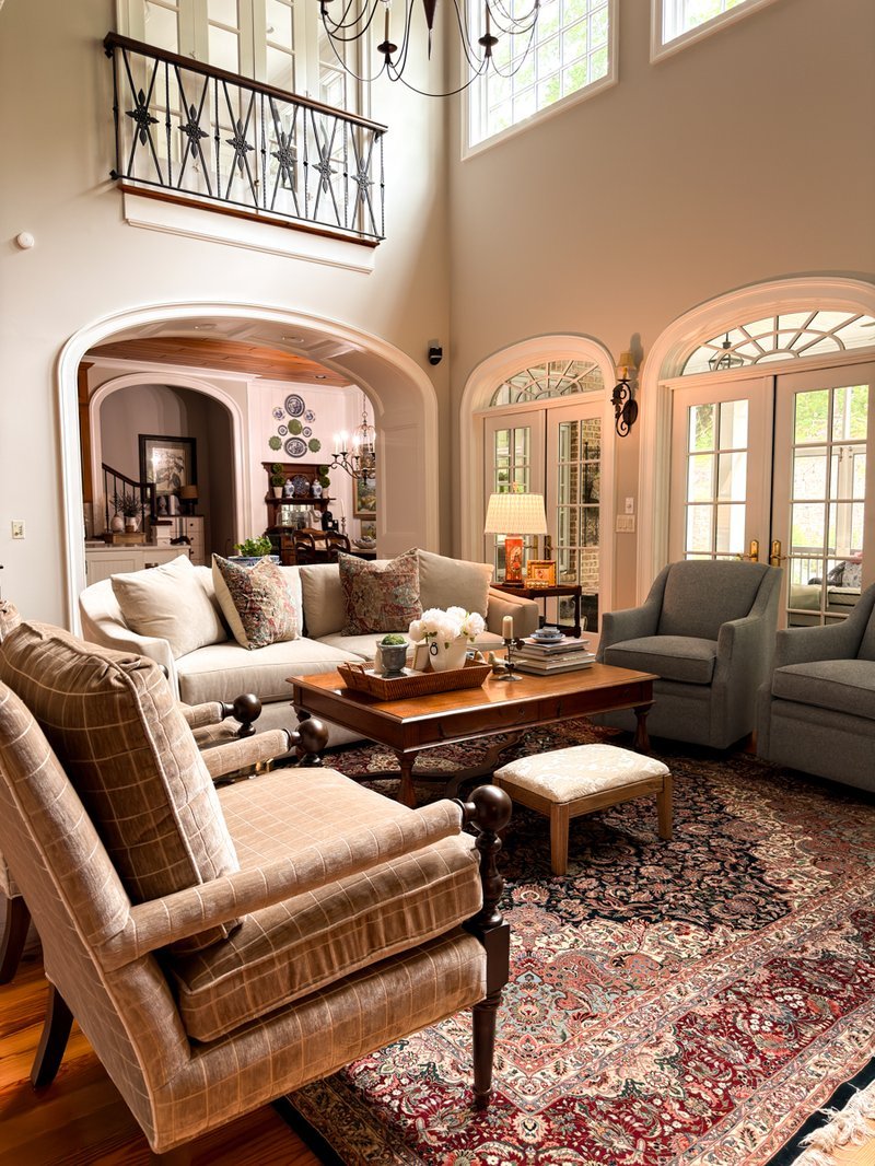 New family room furniture with classic comfortable styling